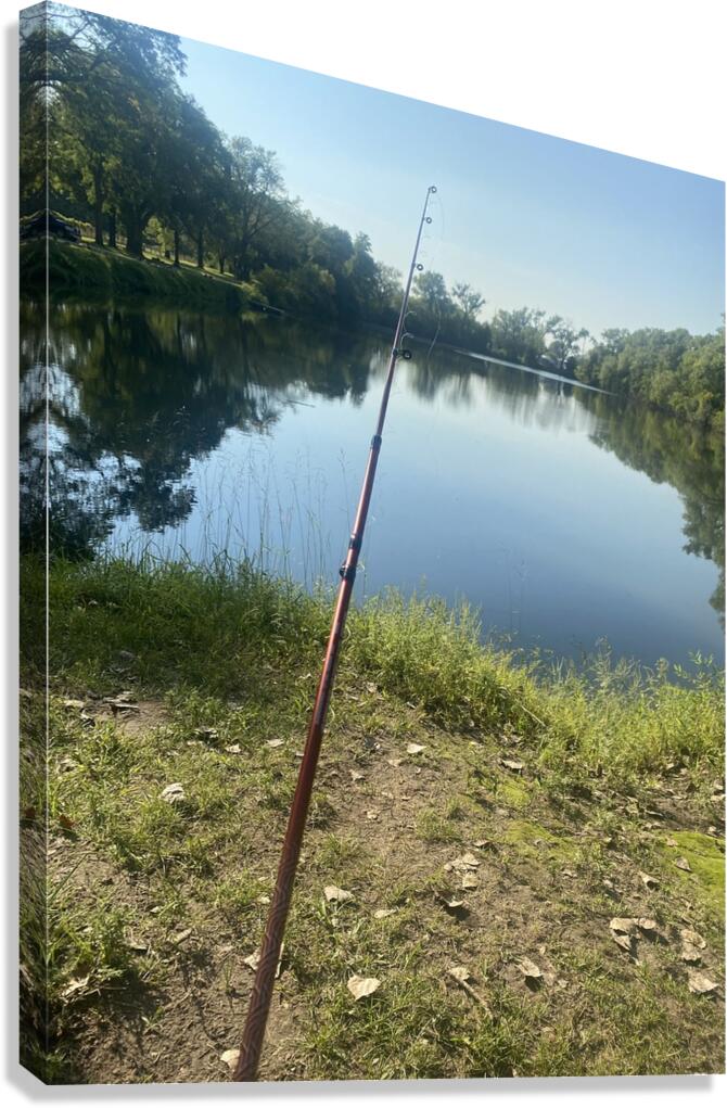 A day on the lake  Canvas Print