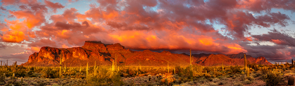 Superstition Panoramic by SoapBoxintheSky
