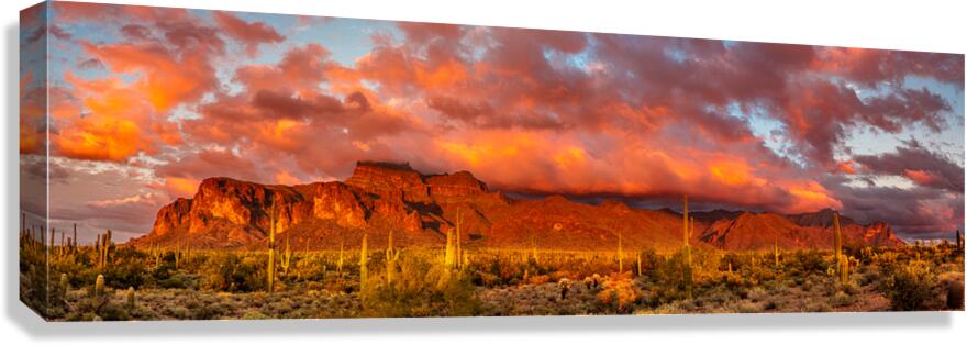 Superstition Panoramic Canvas Print