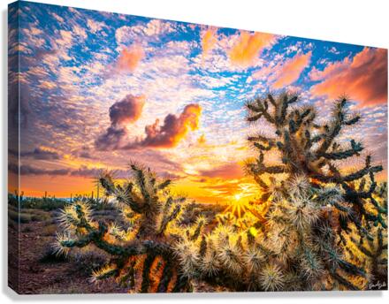 Sunset from Tonto Canvas Print
