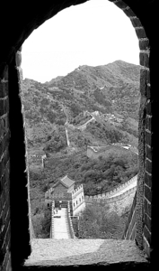 Window View Of The Great Wall