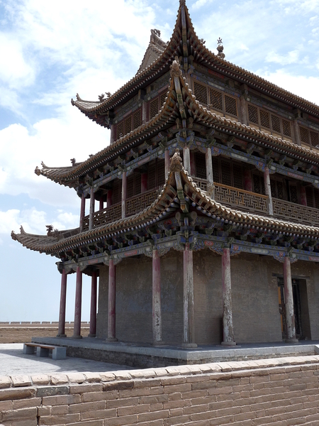 Ancient Chinese Building by Birgit Moldenhauer