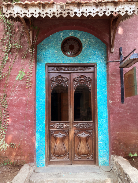 Indian Haveli Door by Birgit Moldenhauer