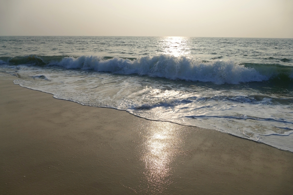 Wave at Sunset by Birgit Moldenhauer