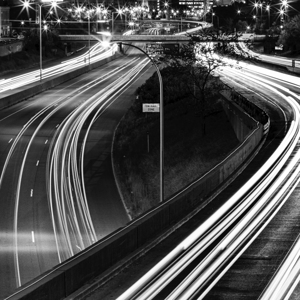 35W at night downtown minneapolis  square 1720 Zo