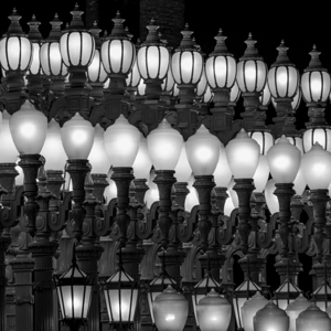 LACMA lamps close up  square 2141 Bulbs 13k