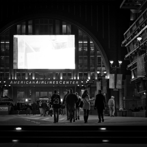 american airlines center at night  square 786 Ott