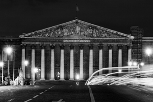 assemblee nationale building at night  horizontal