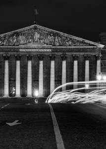assemblee nationale building at night  vertical 2