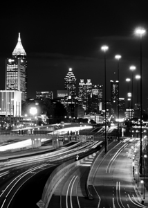 atlanta skyline  vertical 695 Techwood 13k