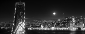 bay bridge from yerba buena island  panoramic 489