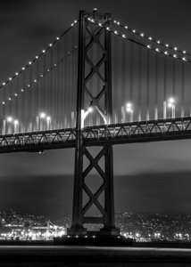 bay bridge night over sf bay  vertical 2874 Emper