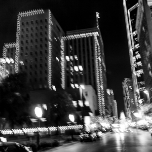 blurry shot of downtown fort worth  square 823 Th
