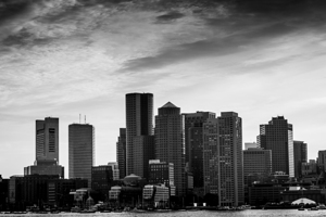 boston skyline dusk  horizontal 1246 Dusk 13k