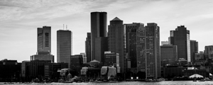 boston skyline dusk  panoramic 1246 Dusk 13k
