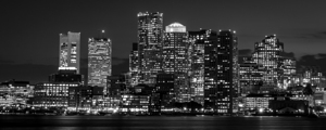 boston skyline night  panoramic 1249 Boston 13k.j