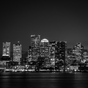 boston skyline night  square 1249 Boston 13k