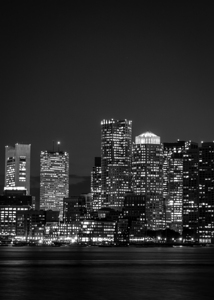 boston skyline night  vertical 1249 Boston 13k.jp