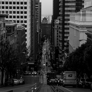 california street downtown san francisco  square