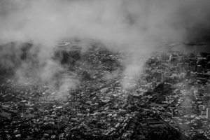 cape town skyline from table mountain  horizontal