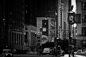 chicago cityscape wacker wabash  horizontal 2030