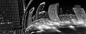 chicago skyline reflection cloud gate millennium  1708113820.0788