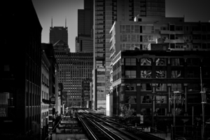 chicago street station brown line  horizontal 118