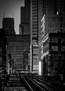 chicago street station brown line  vertical 1184