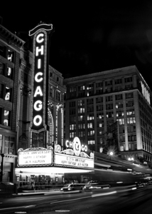 chicago theater at night  vertical 54 Chicago 13k
