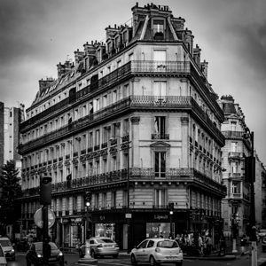 classic paris apartment building  square 2451 Lip