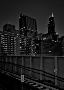 clinton street L station  vertical 1188 Clinton 1