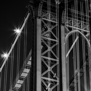 close up manhattan bridge  square 1469 Moisseiff