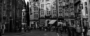 cockburn street old town edinburgh  panoramic 467