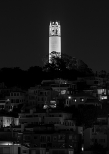 coit tower from russian hill  vertical 494 Coit 1