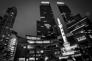 columbus circle at night  horizontal 1421 Columbu