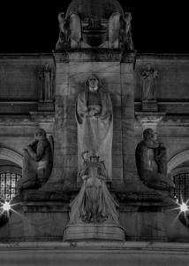 columbus circle at night  vertical 2517 Columbus