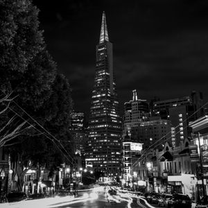 columbus drive night transamerica tower  square 2
