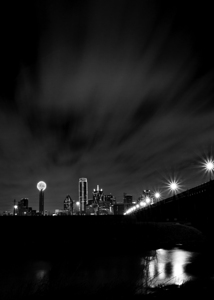 dallas skyline from trinity riverbed  vertical 79