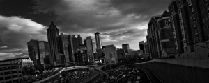 downtown atlanta skyline  panoramic 689 Fence 13k