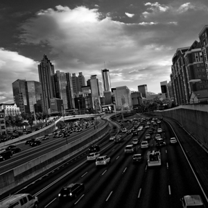 downtown atlanta skyline  square 689 Fence 13k.jp