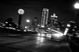 downtown dallas houston viaduct  horizontal 767 B