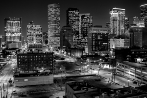 downtown houston at night  horizontal 3279 Presto