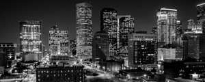 downtown houston at night  panoramic 3279 Preston