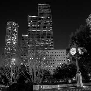 downtown houston sweeney clock  square 3281 Sween