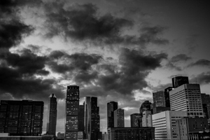 downtown houston texas skyline  horizontal 3273 D