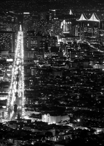 downtown san francisco night  vertical 2898 Rinco