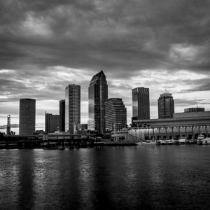 downtown tampa skyline at dusk  square 1115 Platt