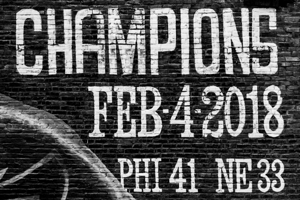 eagles superbowl lii champs mural  horizontal 413