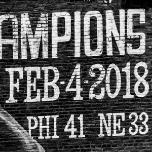 eagles superbowl lii champs mural  square 4133 LI