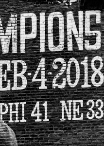 eagles superbowl lii champs mural  vertical 4133